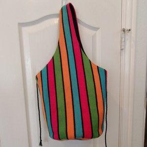 Multi Color Cloth Shoulder Bag by Artesanias Lumian